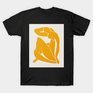 Blue nude, Yellow, Henri Matisse abstract art T-Shirt